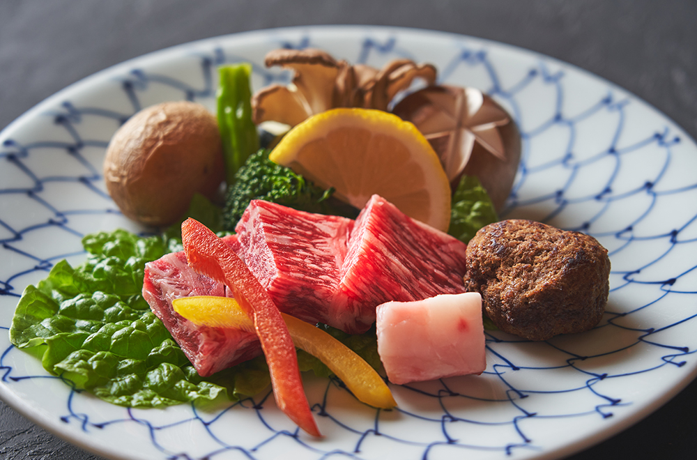 信州牛と牛ばーぐ陶板焼き｜セレクトプラン