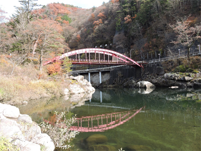 木曽川の朝