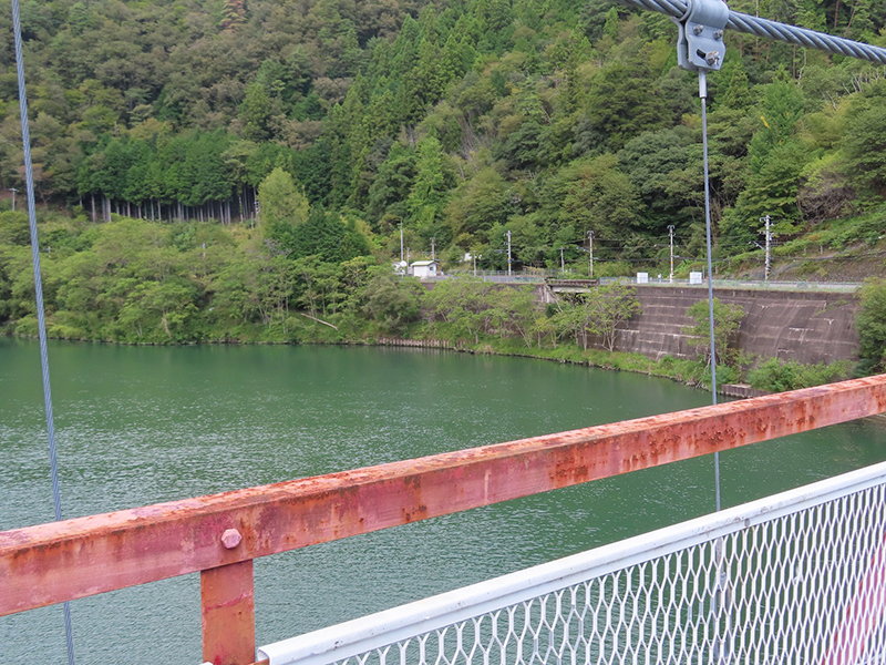 つり橋からの風景